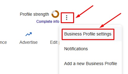 Google my business profile link